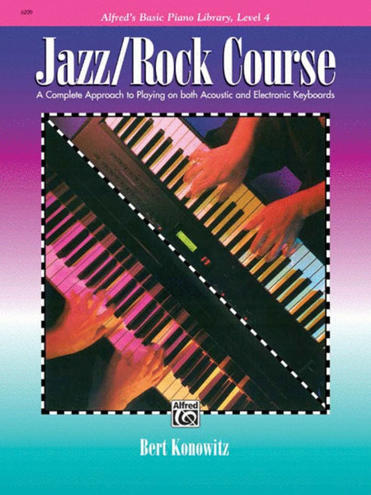 Alfred's Basic Jazz/Rock Course Lesson Level 4 Book