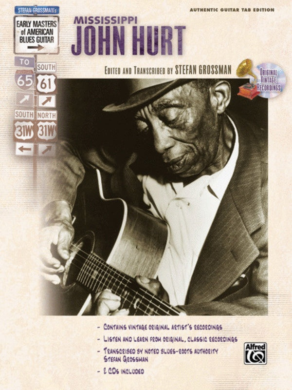 Mississippi John Hurt Early Masters Bk/Cd