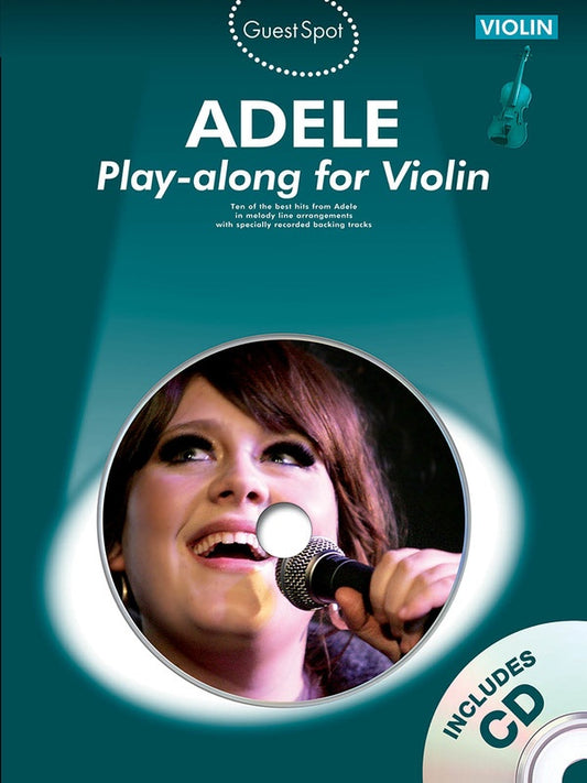 Guest Spot - Adele Violin Play Along Book/Cd