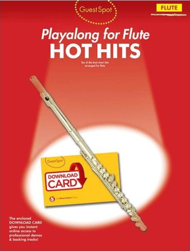 Guest Spot - Hot Hits Play Along for Flute Book/Ola