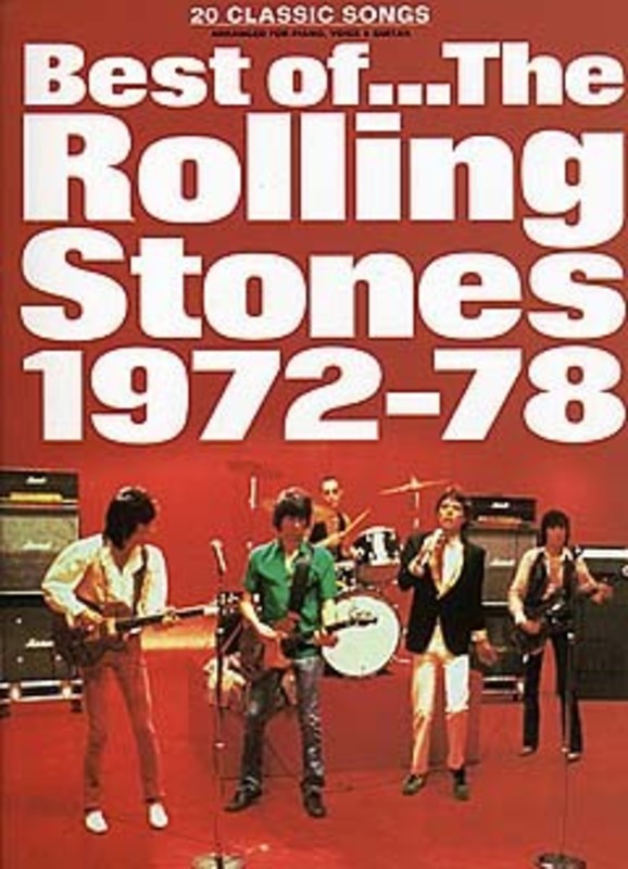 Best Of The Rolling Stones 1972-1978 PVG Songbook