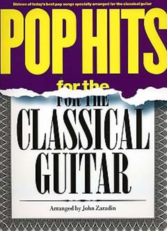 Pop Hits For Classical Guitar