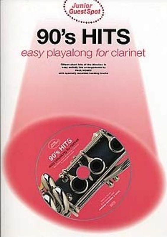 Junior Guest Spot - 90's Hits Clarinet Play Along Book/Cd