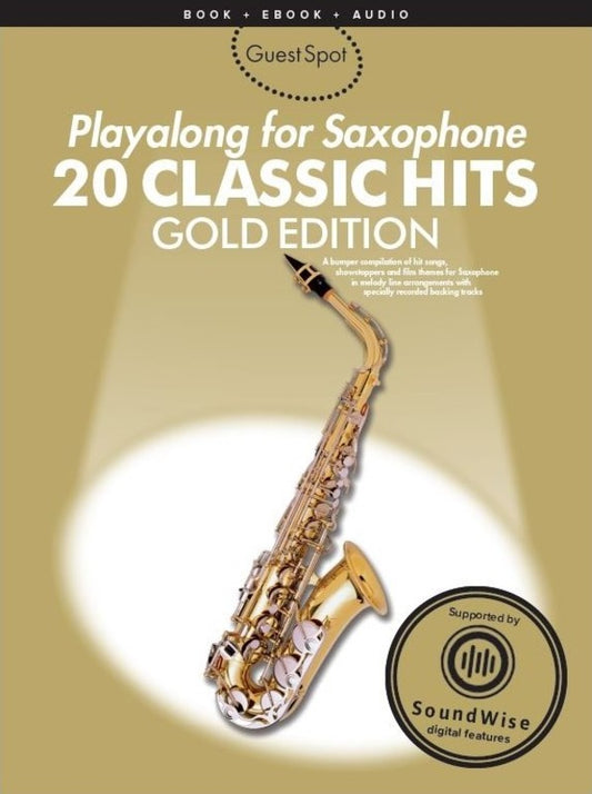 20 Classic Hits For Alto Saxophone Play Along Book/Ola