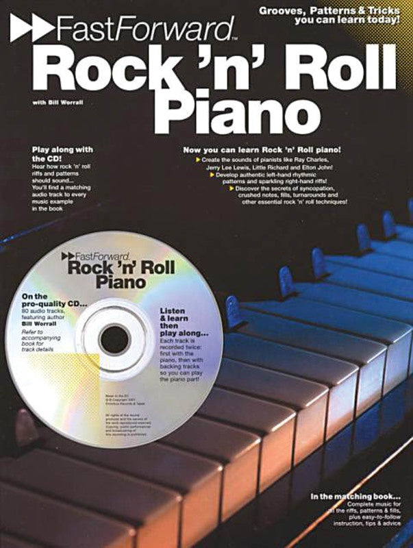 Fast Forward Rock n Roll Piano Book/Cd