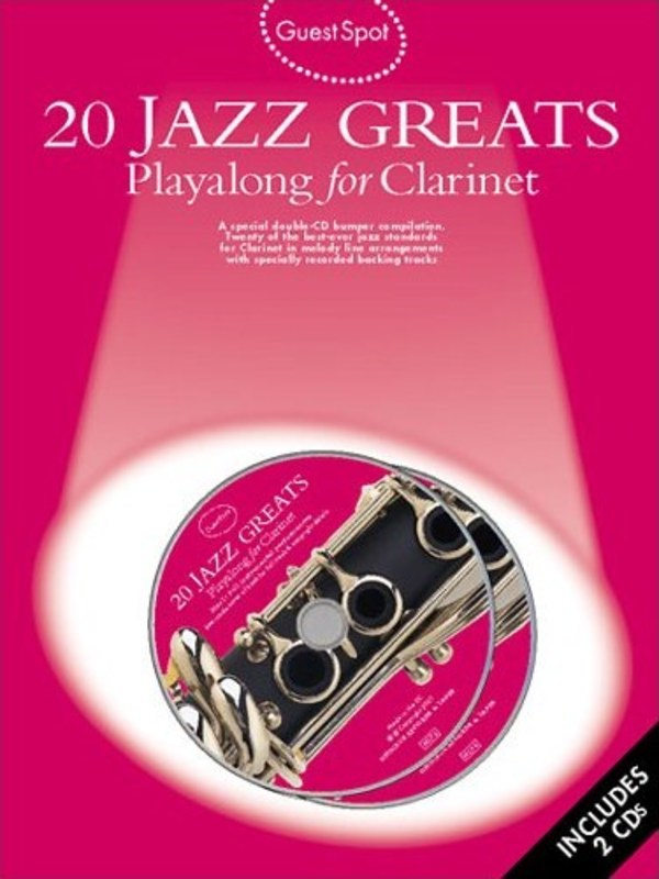 Guest Spot - 20 Jazz Greats Clarinet Play Along Book/2 Cd's