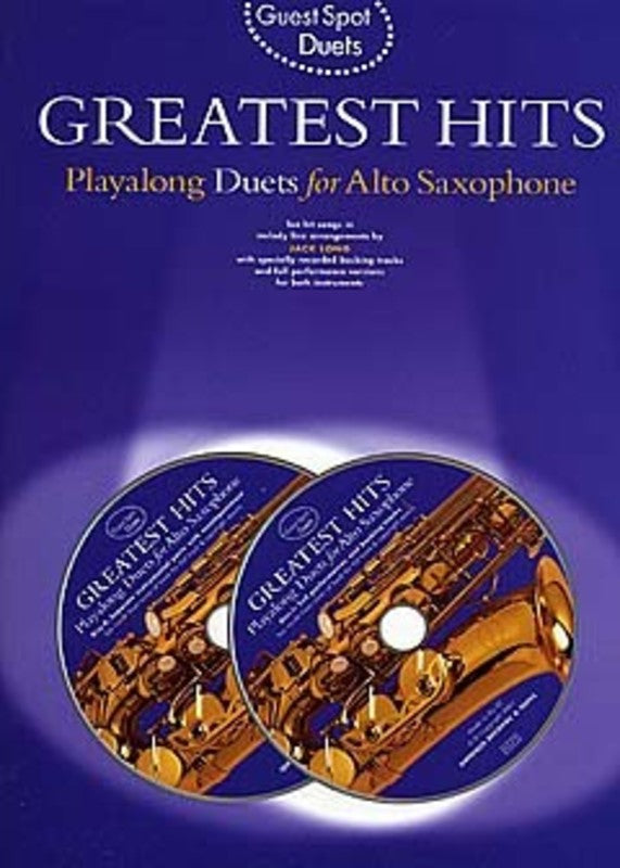 Guest Spot - Greatest Hits Duets Alto Saxophone Play Along Book/Cd