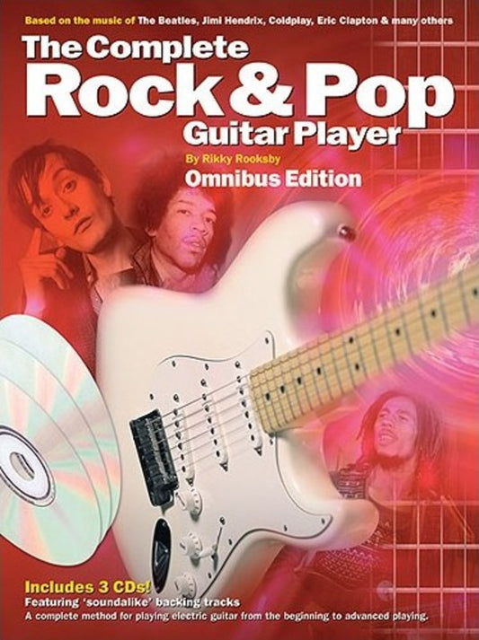 Complete Rock/Pop Guitar Omnibus Book/3Cd