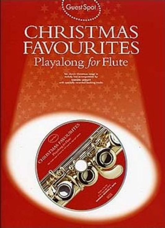 Guest Spot - Christmas Favourites Flute Play Along Book/Cd