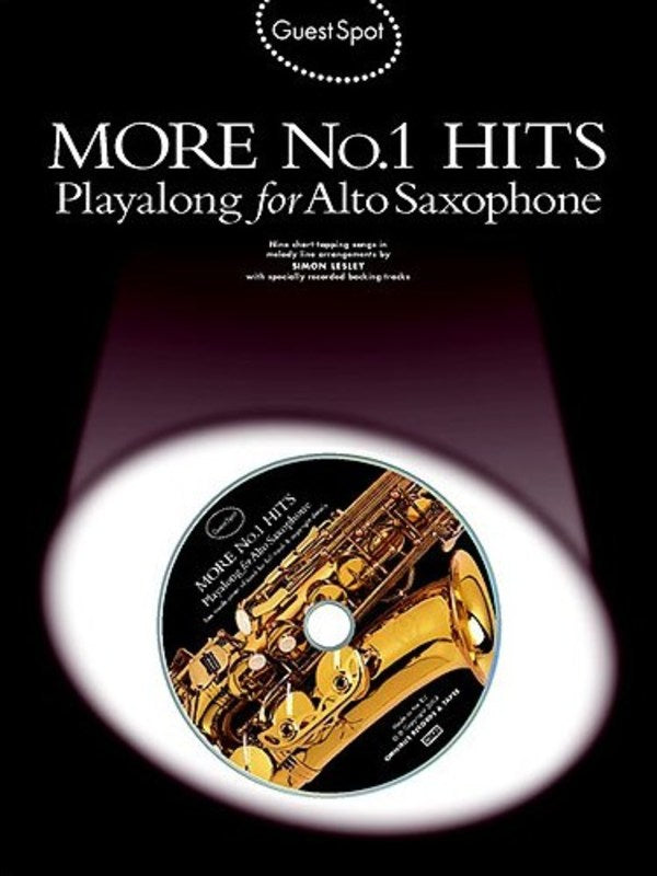 Guest Spot - More No 1 Hits Alto Saxophone Play Along Book/Cd