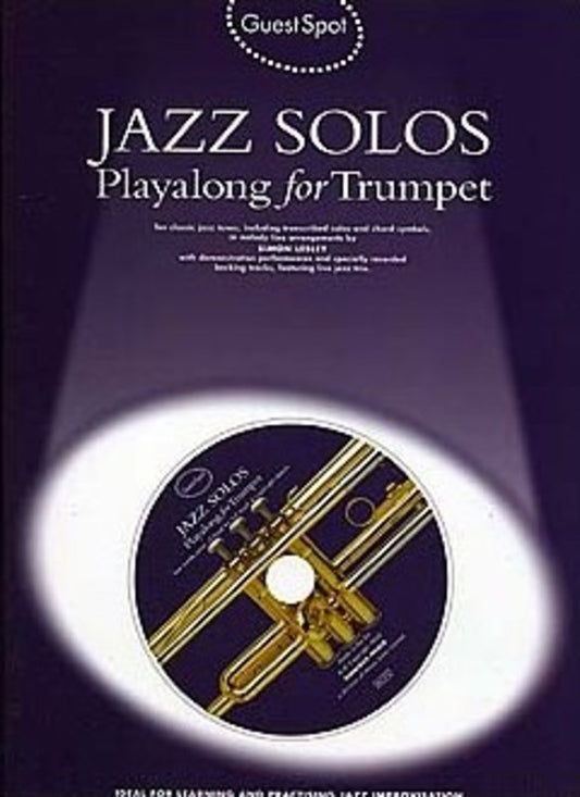 Guest Spot - Jazz Solos Trumpet Play Along Book/Cd