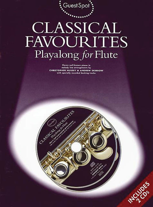 Guest Spot - Classical Favourites Flute Play Along Book/2 Cd's