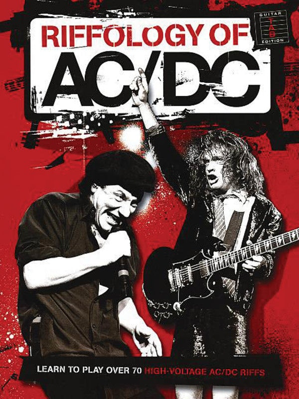 AC/DC Riffology Guitar Tab Book