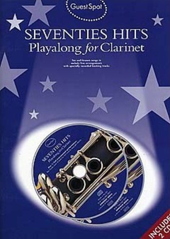 Guest Spot - Seventies Hits For Clarinet Play Along Book/ 2 Cd's