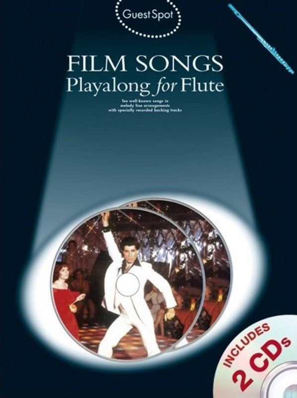 Guest Spot - Film Songs Flute Play Along Book/ 2 x Cd's