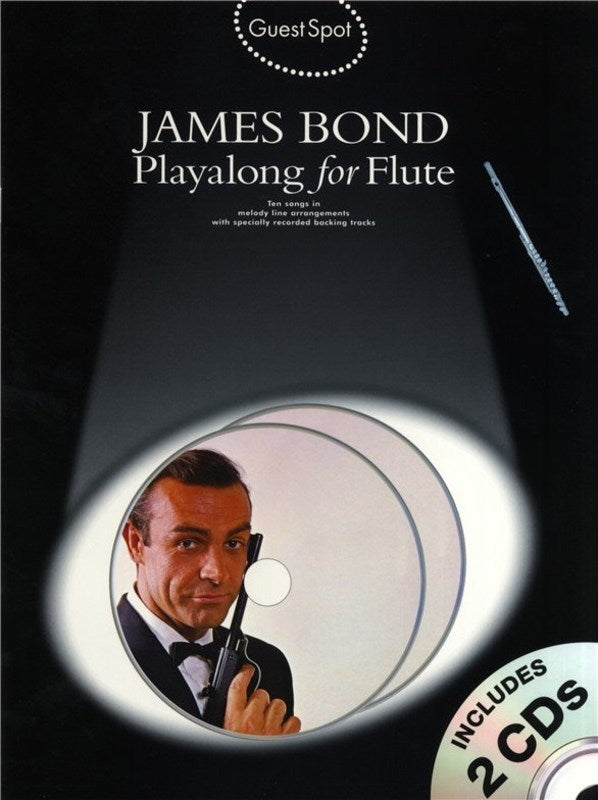 Guest Spot - James Bond Flute Play Along Book/2 Cd's