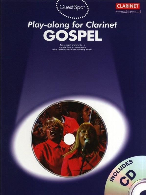 Guest Spot - Gospel Clarinet Play Along Book/Cd