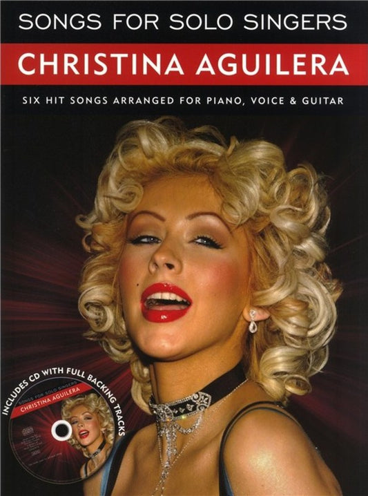 Songs For Solo Singers Christina Aguilera Bk/Cd