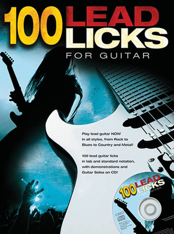 100 Lead Licks for Guitar - Music2u