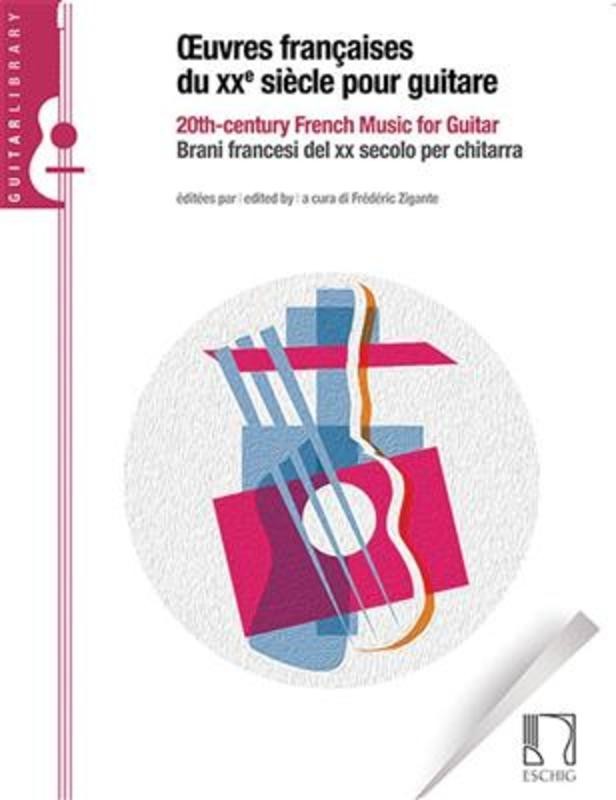 20th Century French Music For Guitar Book