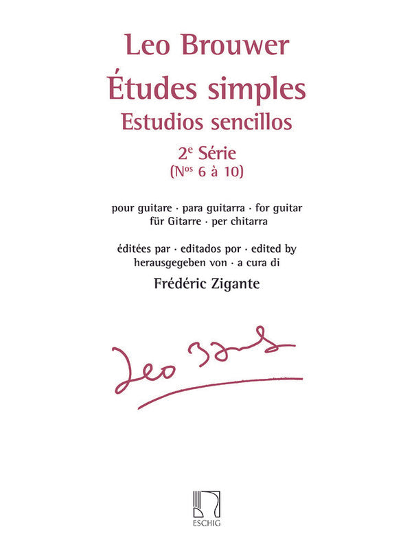 Etudes Simples - Vol. 2 Nos. 6-10 - Music2u