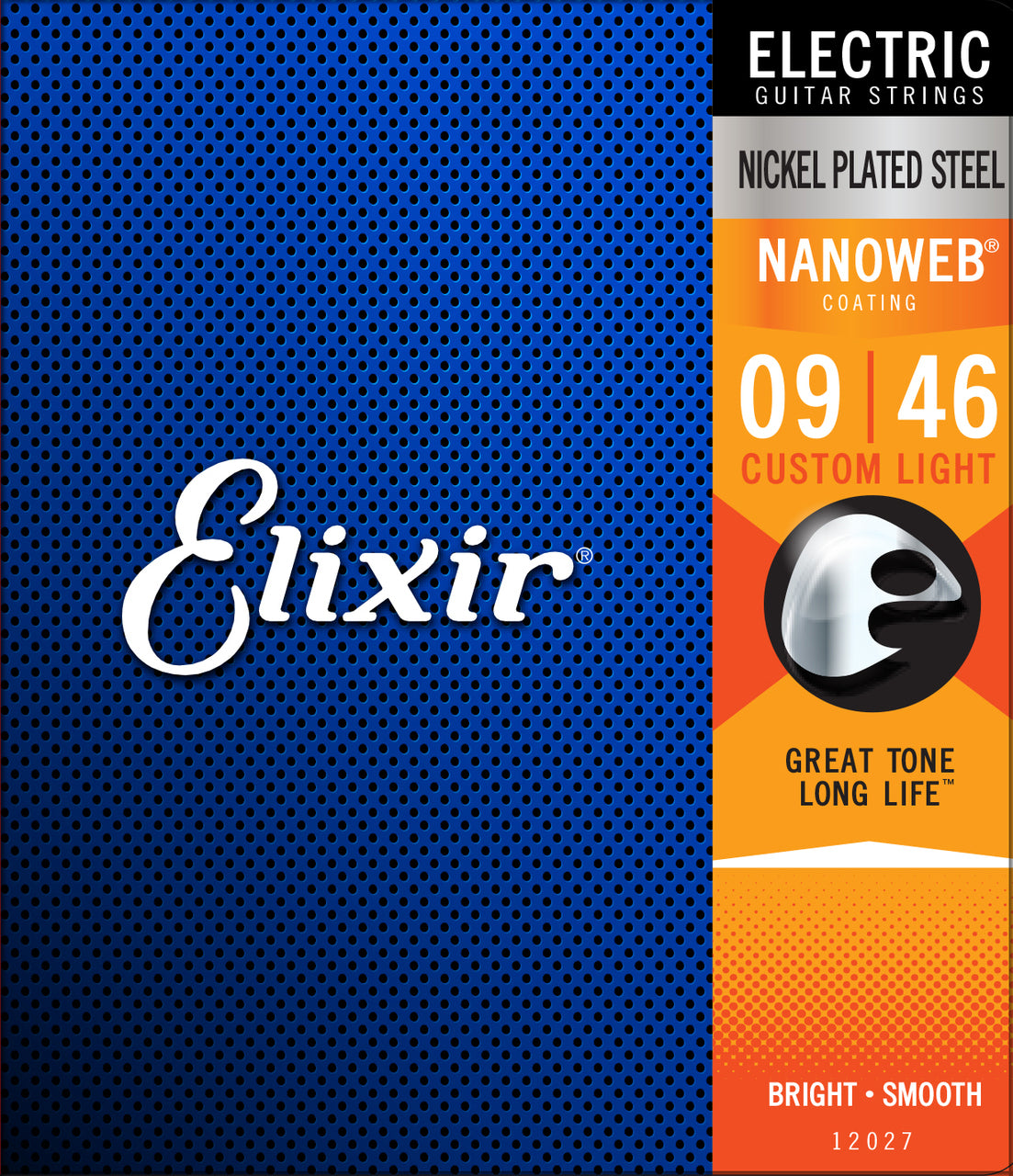 Elixir 12027 Nanoweb Electric  Custom Light 9-46