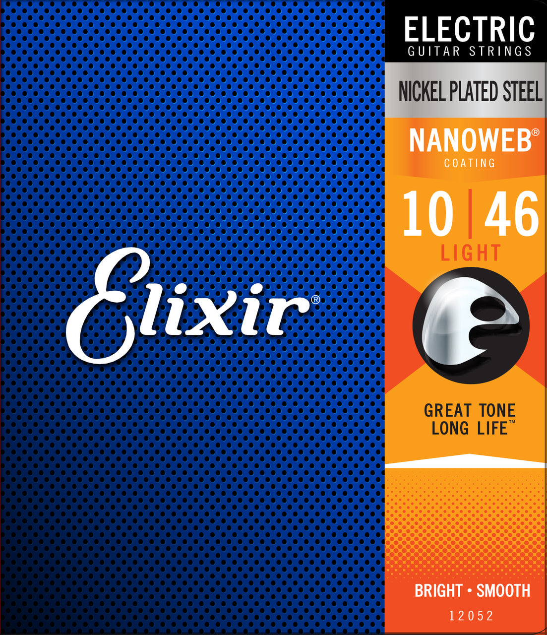 Elixir 12052 Nanoweb Electric  Light 10-46