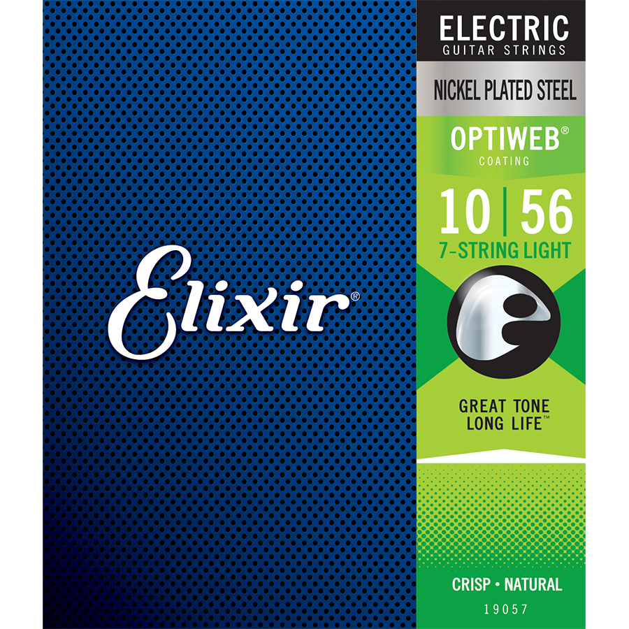 Elixir 19057 Optiweb 7-String Electric Light 10-56