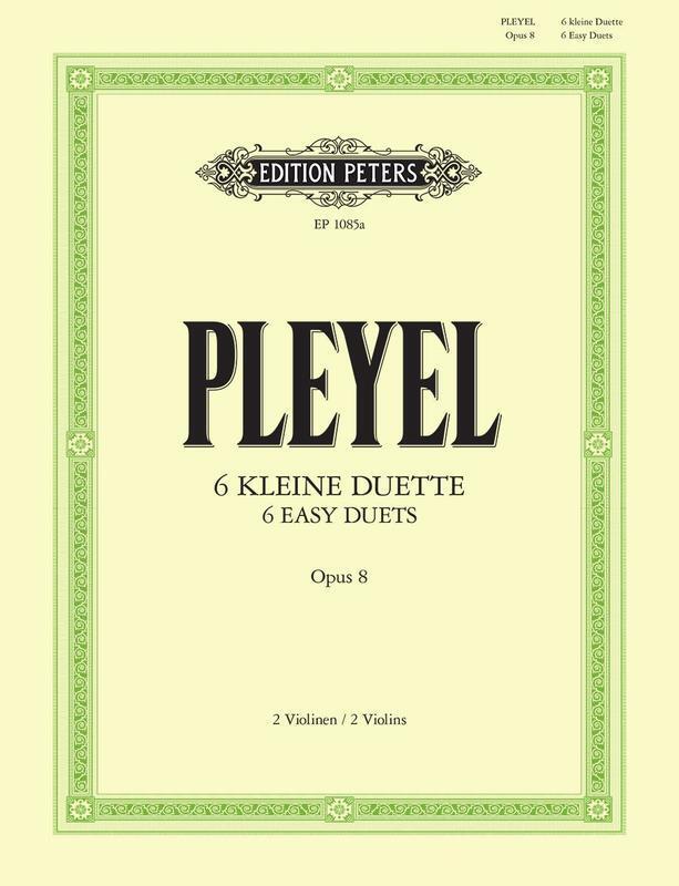 Pleyel - 6 Easy Duets Op 8 2 Violins