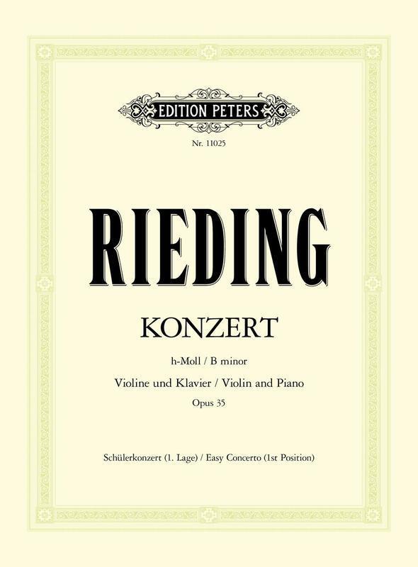 Rieding - Concerto B Min Op 35 Violin/Piano