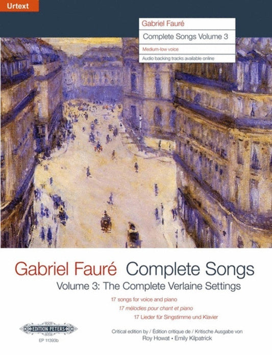 Faure - Complete Songs Vol 3 Med-Low Voice Bk/Ola