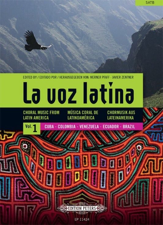 La Voz Latina Choral Music From Latin America Volume 1 Book