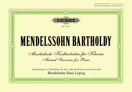 Mendelssohn Bartholdy - Musical Souvenirs For Piano