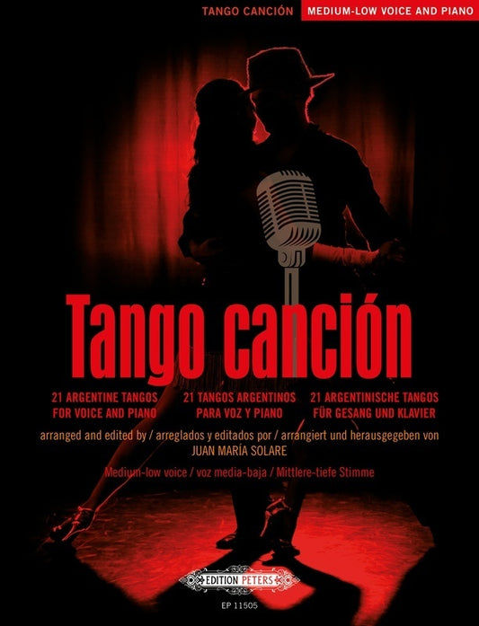 Tango Cancion Medium Low Voice/Piano