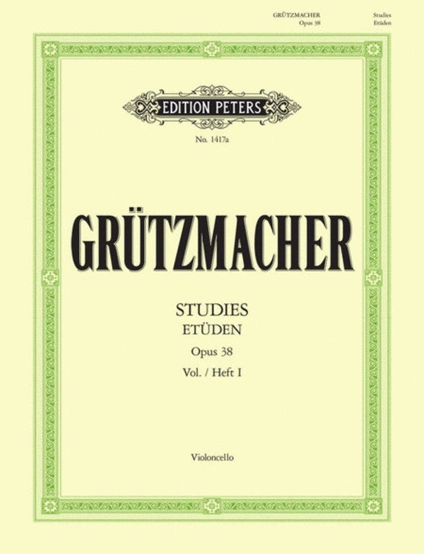 Grutzmacher - 24 Studies Op 38 Vol 1 Cello