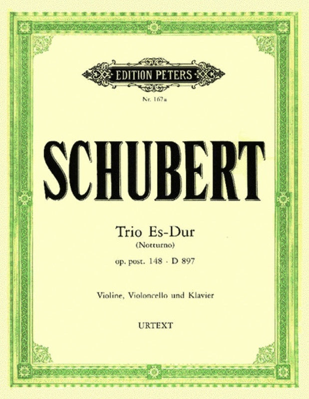 Schubert - Piano Trio Op Posth 148 D897