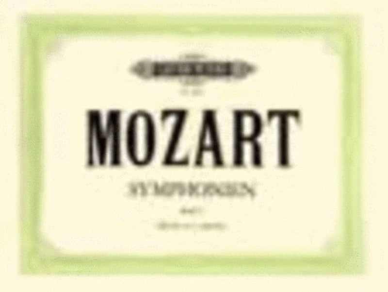 Mozart - Symphonies Vol 1 Piano Duet