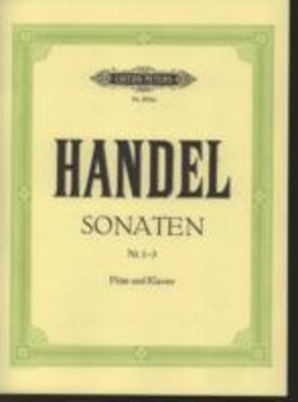 Handel - Sonatas Vol 1 Nos 1-3 E Min G Min G Flute/Piano