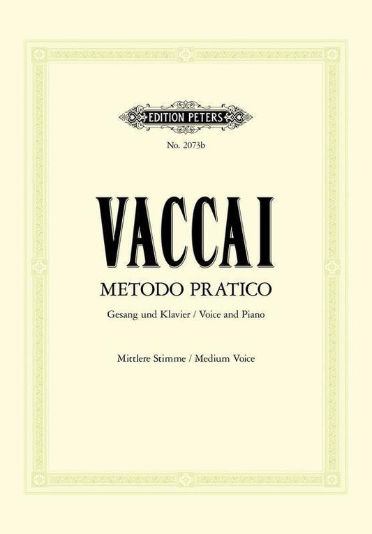 Vaccai - Practical Method Medium Voice