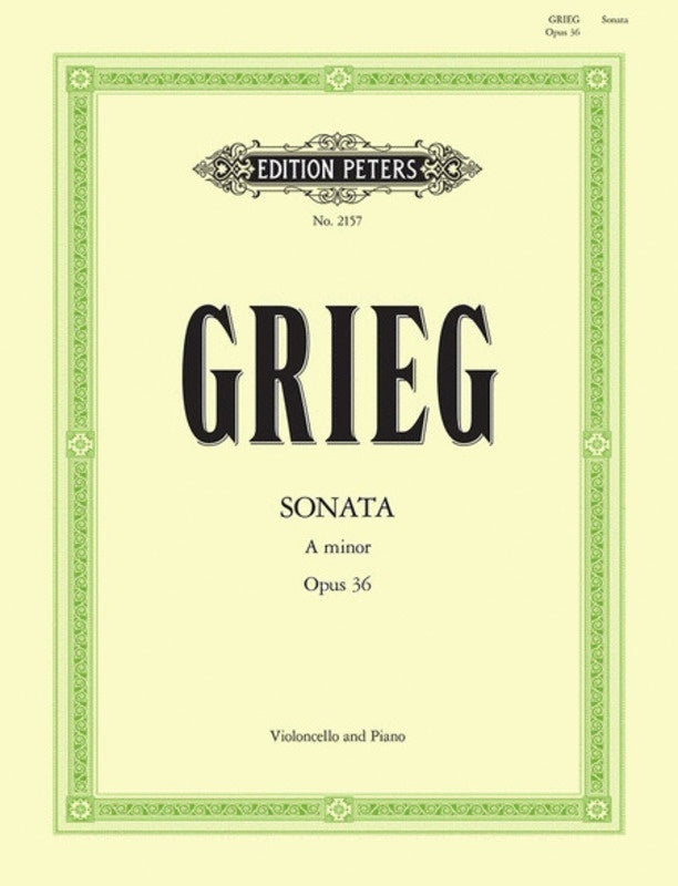 Grieg - Sonata A Minor Op 36 Cello/Piano