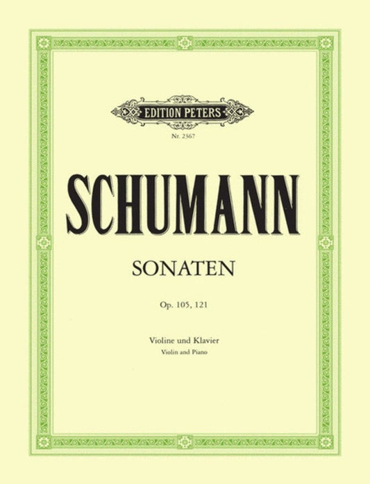 Schumann - Sonata No 1 A Min Op 105 / No 2 D Min Op 121