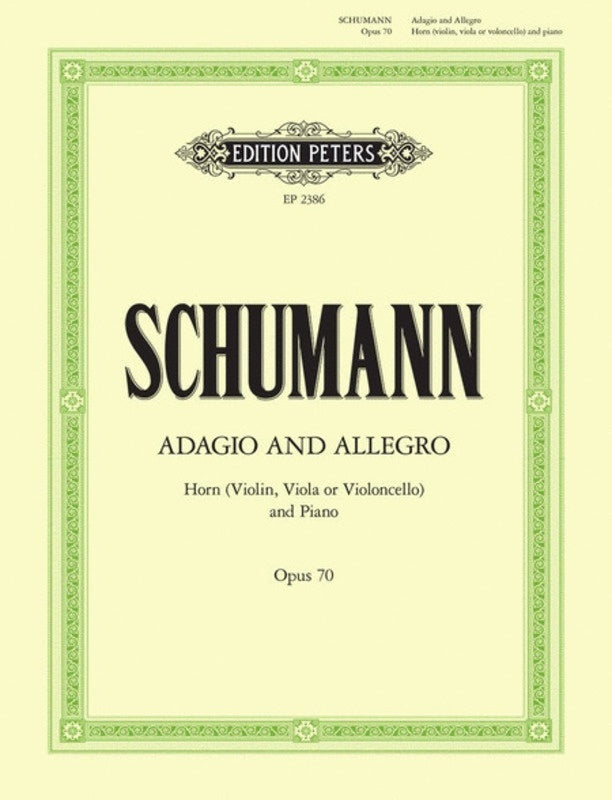 Schumann - Adagio And Allegro Op 70 Cello/Piano