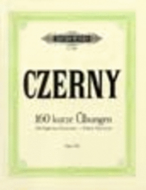 Czerny - 160 Eight Bar Exercises Op 821