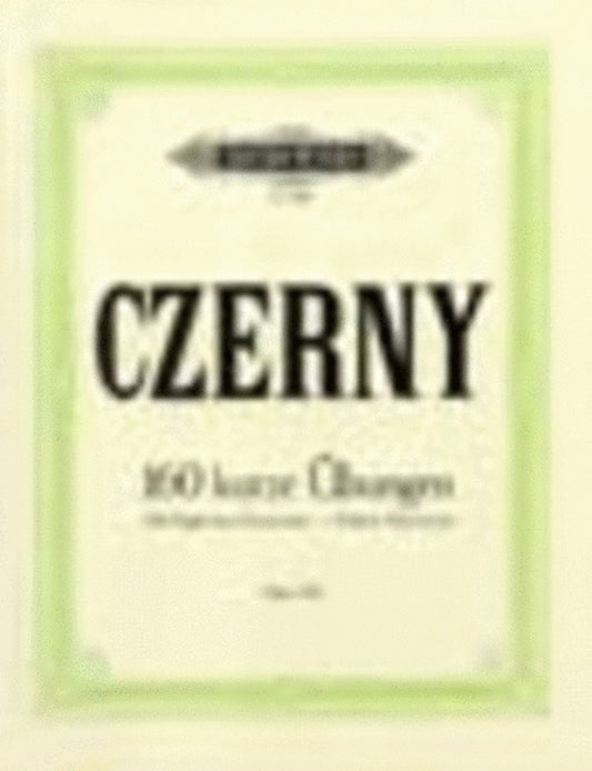 Czerny - 160 Eight Bar Exercises Op 821