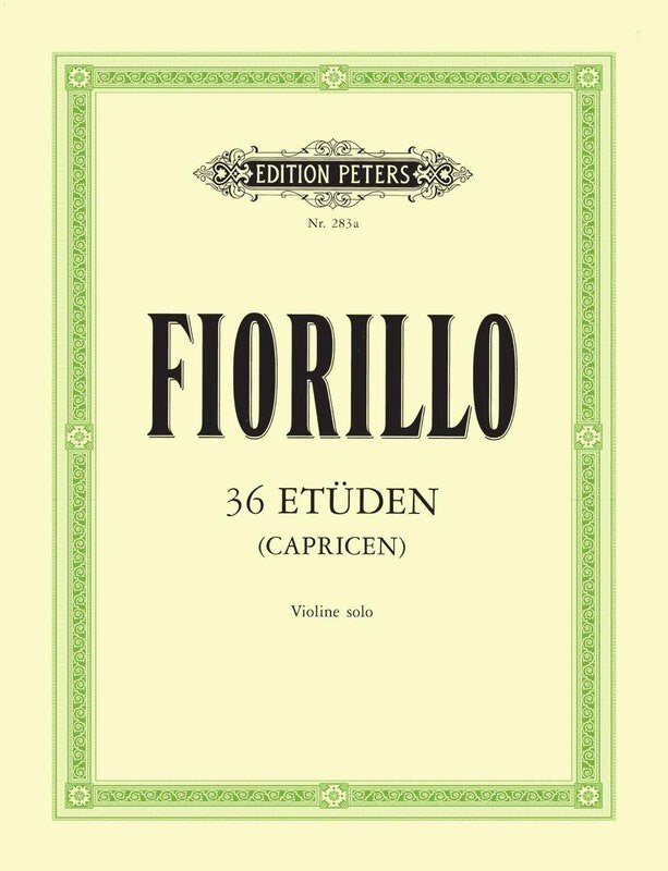 Fiorillo - 36 Etudes (Caprices) Violin Solo