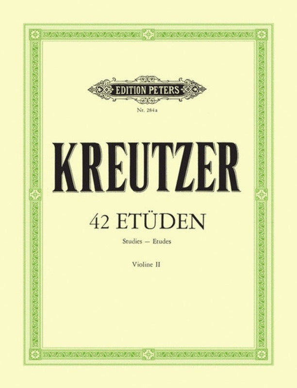 Kreutzer - 42 Studies 2Nd Violin Part