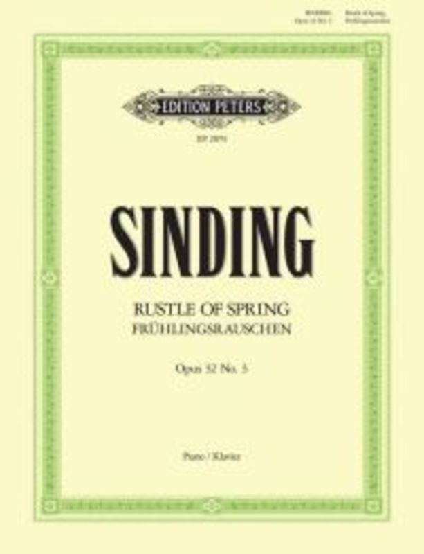 Sinding - Rustle Of Spring Op 32 No 3 (D Flat)