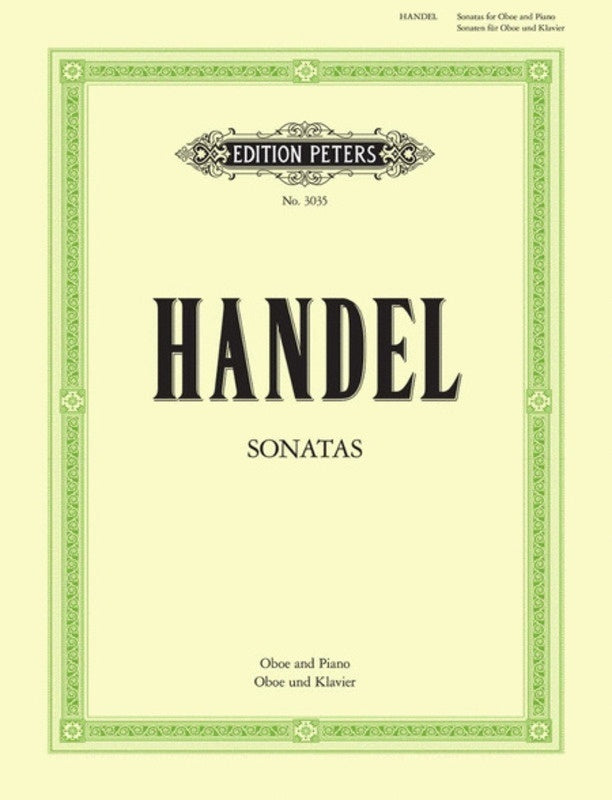 Handel - 2 Sonatas C Min G Min Oboe/Piano