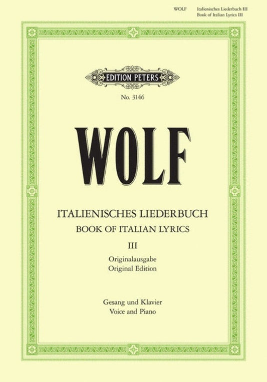 Italienisches Liederbuch Bk 3 Ger/Eng