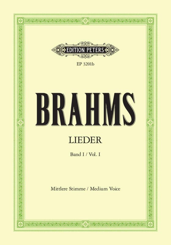 Brahms - Complete Songs Vol 1 Medium Voice